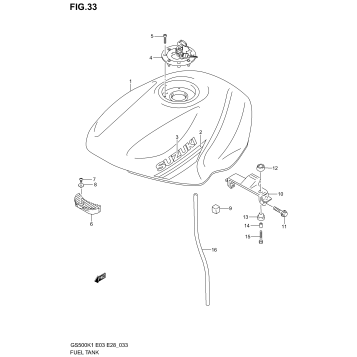 FUEL TANK (MODEL K1)