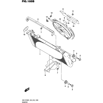 RADIATOR (GSX-S750,GSX-S750Z)
