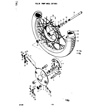 FRONT WHEEL (GT185K)