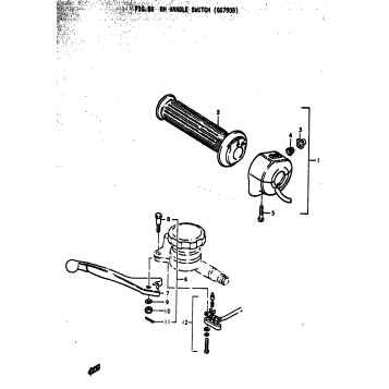 RH HANDLE SWITCH (GS750B)