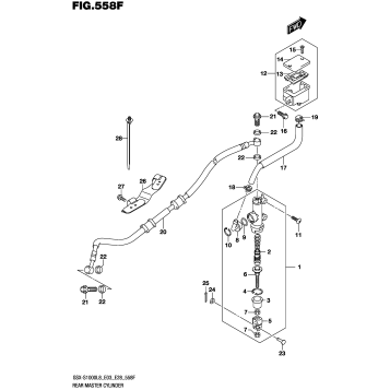REAR MASTER CYLINDER (GSX-S1000ZL8 E33)