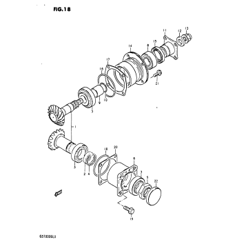 SECONDARY DRIVE GEAR