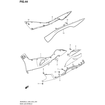 SIDE LEG SHIELD (AN400AL4 E33)