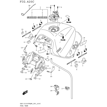 FUEL TANK (GSX-S1000TRQM2 E33)