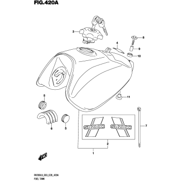 FUEL TANK (RV200L9 E03)
