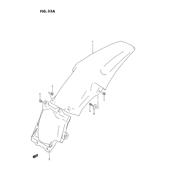 REAR FENDER (MODEL P/R/S)