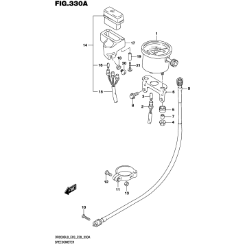 SPEEDOMETER (DR200SL8 E03)
