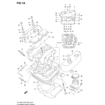 CYLINDER HEAD (FRONT)