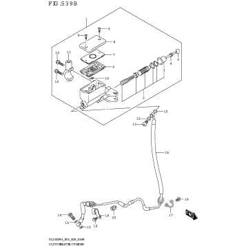 CLUTCH MASTER CYLINDER (DL1050RJ)