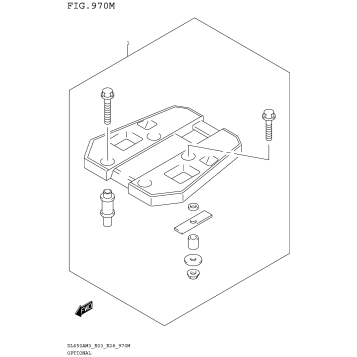 OPTIONAL (TOP CASE BRACKET SET)