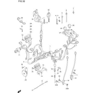 WIRING HARNESS (MODEL V/W/X)