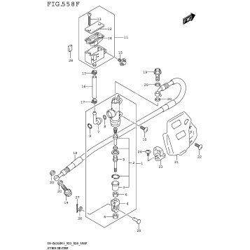 REAR MASTER CYLINDER (DR-Z400SMM3 E33)