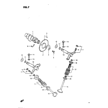 CAM SHAFT - VALVE