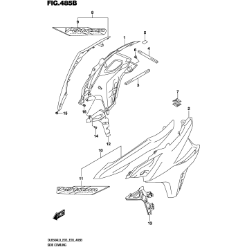 SIDE COWLING (DL650XA)