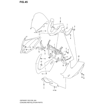 COWLING INSTALLATION PARTS