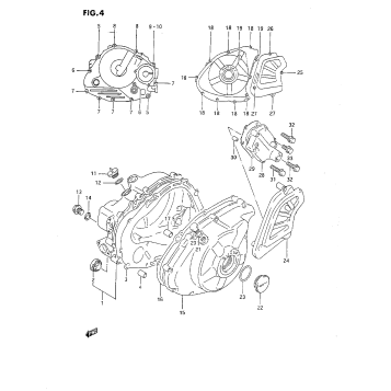 CRANKCASE COVER (N/P)
