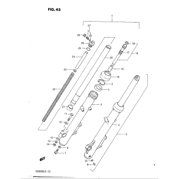 FRONT FORK (MODEL D)