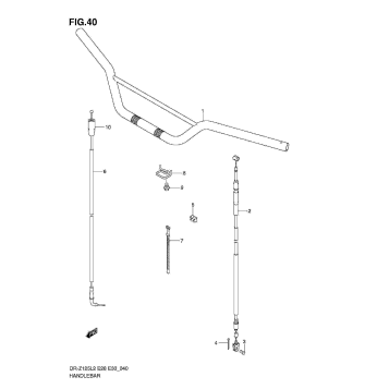HANDLEBAR (DR-Z125L E33)