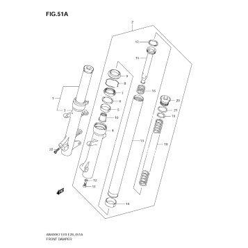 FRONT FORK DAMPER (AN400AK9)
