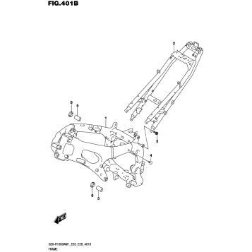 FRAME (GSX-R1000RA,GSX-R1000RZA)