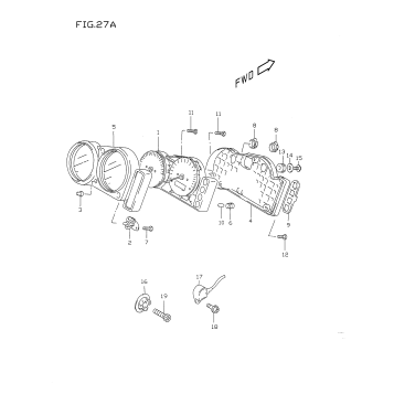 SPEEDOMETER (MODEL W/X)