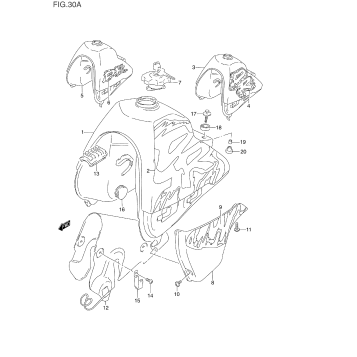 FUEL TANK (MODEL N/P/R)