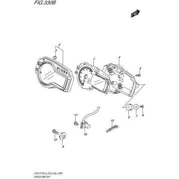 SPEEDOMETER (GSX-S750AL5 E28)