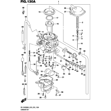 CARBURETOR (DR-Z400SML9 E03)