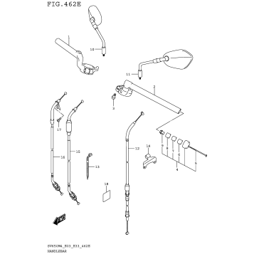 HANDLEBAR (SV650XAM4 E28)