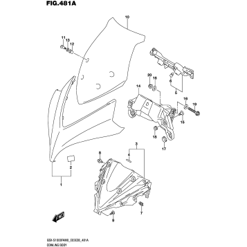 COWLING BODY (E03,E33)