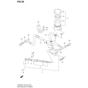 REAR MASTER CYLINDER