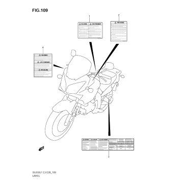 LABEL (DL650 L1 E28)