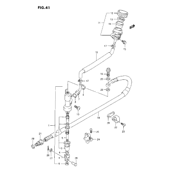 REAR MASTER CYLINDER (K)