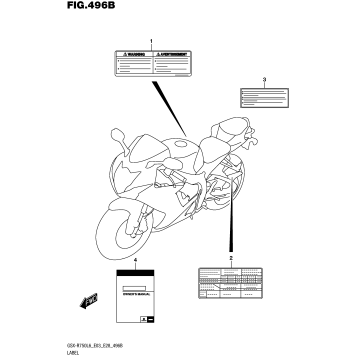 LABEL (GSX-R750L6 E28)