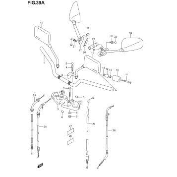 HANDLEBAR (MODEL K4/K5/K6)