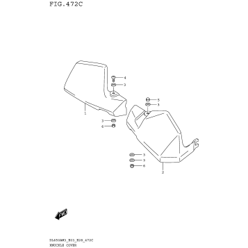 KNUCKLE COVER (DL650XAM3E33)