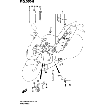 WIRING HARNESS (GSX-S1000FZAL9 E28)