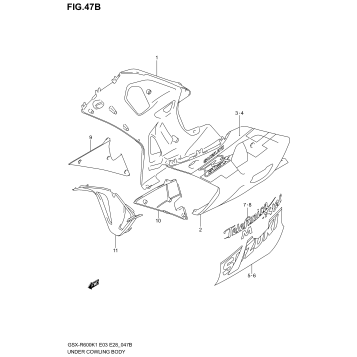 UNDER COWLING (MODEL K2 FOR YC2)