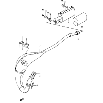 MUFFLER (MODEL K/L/M/N/P/R/S)