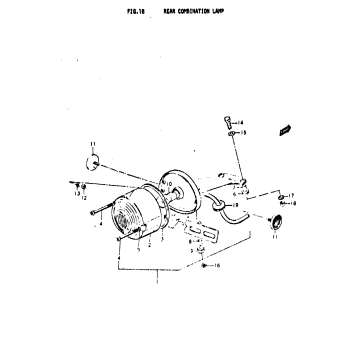 REAR COMBINATION LAMP (TS250R)