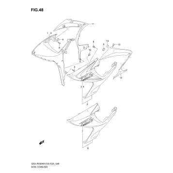 SIDE COWLING (MODEL K6)