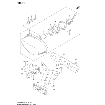REAR COMBINATION LAMP