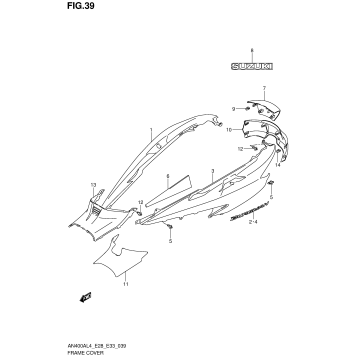 FRAME COVER (AN400AL4 E33)