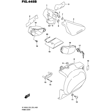 FRAME COVER (VL1500BL8 E28)