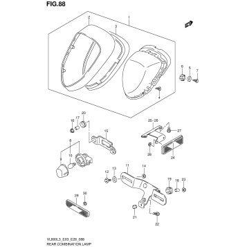 REAR COMBINATION LAMP (VL800L3 E03)
