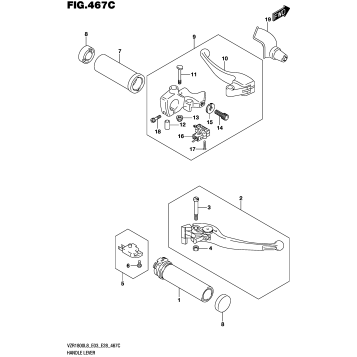 HANDLE LEVER (VZR1800BZL8 E28)