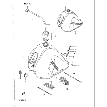 FUEL TANK (MODEL G/H)