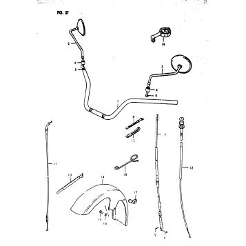 HANDLEBAR - FRONT FENDER
