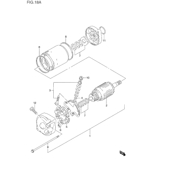 STARTING MOTOR (MODEL P/R/S)