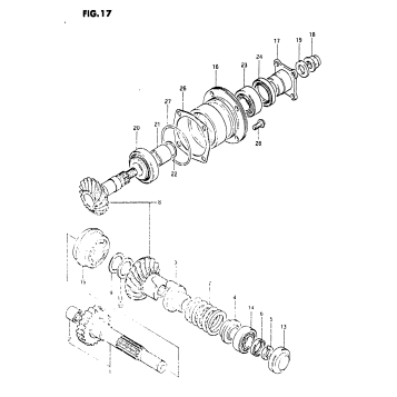 SECONDARY DRIVE GEAR
